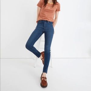 Madewell 10” high waisted skinny jeans